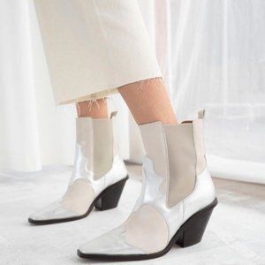 & other stories white cowboy boots